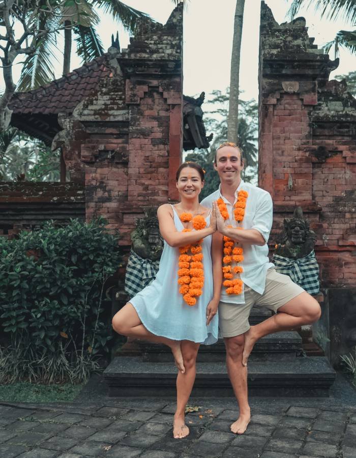 Yoga and tropical nature in Bali