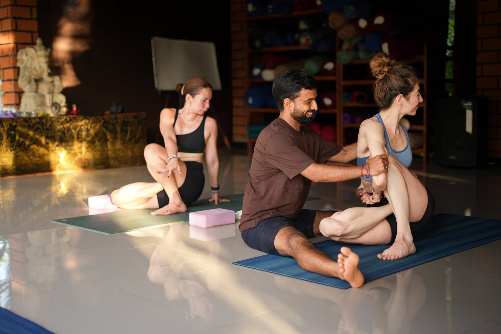 Yoga Asana practice in Bali
